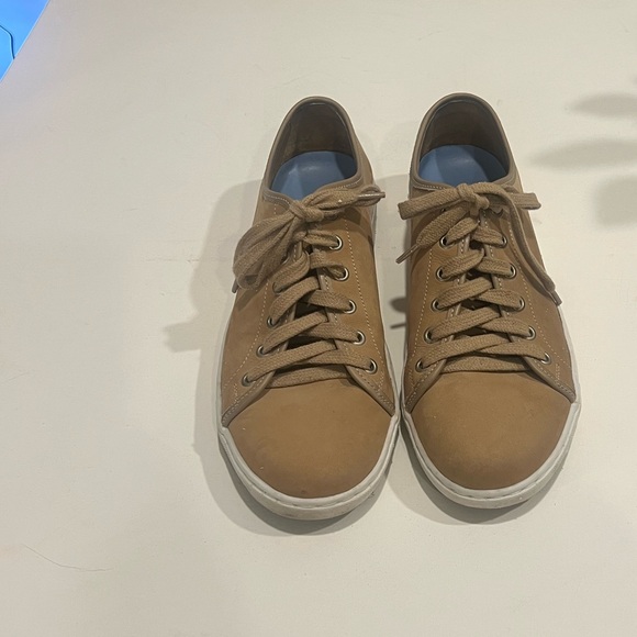 Peter Millar Summer Sneakers Gray or Tan Nubuck Shoes .Sz 9 - Picture 6 of 12